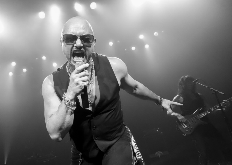 Queensryche with Geoff Tate at the Moore theater in Seattle, WA. during a 25th Anniversary performance of Operation Mindcrime. Photo by John Lill