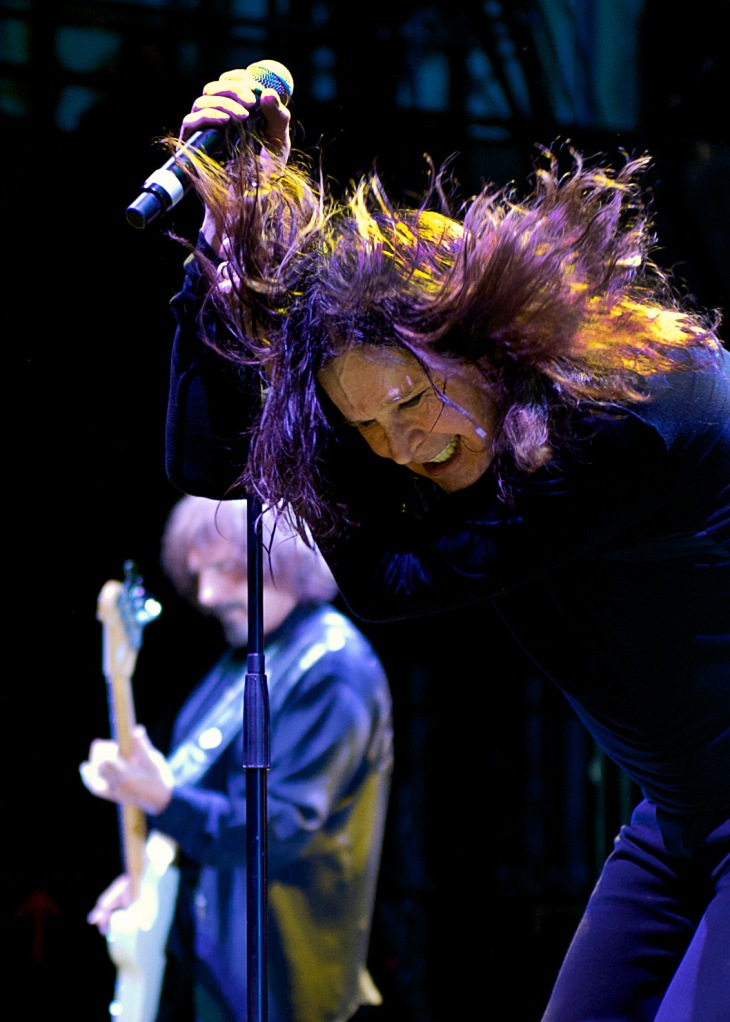 Ozzy Osbourne of Black Sabbath performs at the Gorge in Quincy, WA in support of the bands latest release, "13." Photo by John Lill