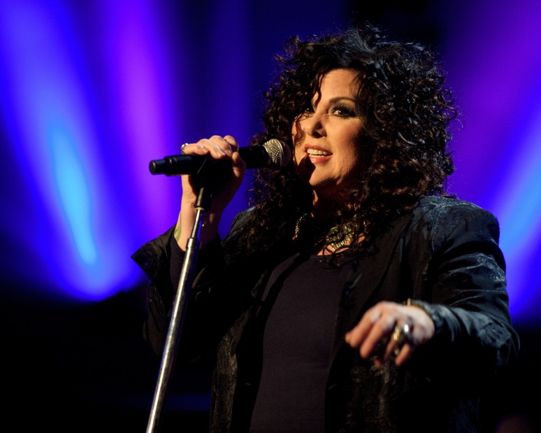Ann Wilson of Heart performs at Benaroya Hall in Seattle for the group's Heart & Friends: Home for the Holidays show. Photo by John Lill