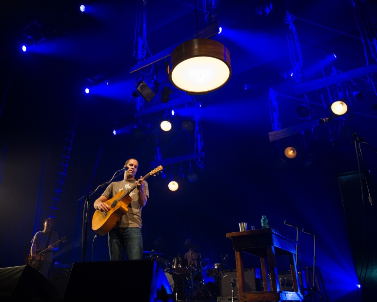 Jack Johnson performs at the Paramount theater in Seattle. Photo by John Lill